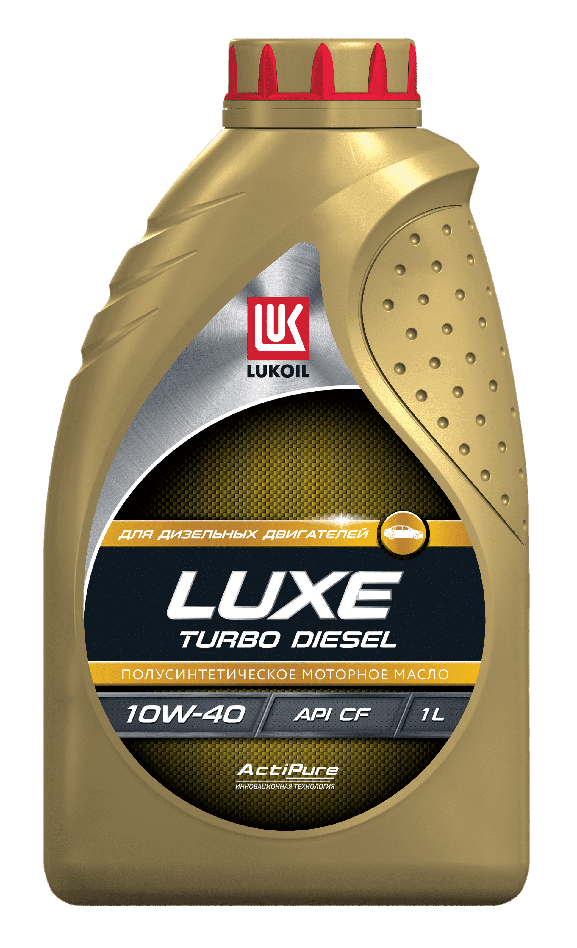 Моторное масло Лукойл Люкс Турбо Дизель 10W40 CF, 1л (Lukoil: 189502)